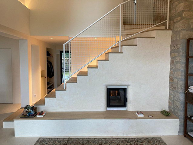 poêle escalier - Séné (Morbihan)